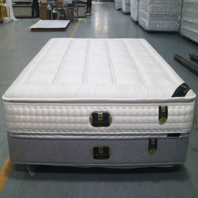 High quality pillow king 3 zone bonnell spring mattress